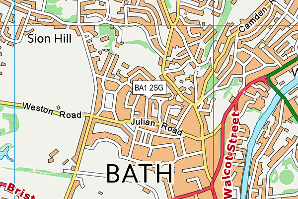 BA1 2SG map - OS VectorMap District (Ordnance Survey) BA1 2SG map - OS VectorMap District (Ordnance Survey)