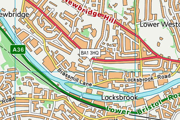 BA1 3HQ map - OS VectorMap District (Ordnance Survey) BA1 3HQ map - OS VectorMap District (Ordnance Survey)