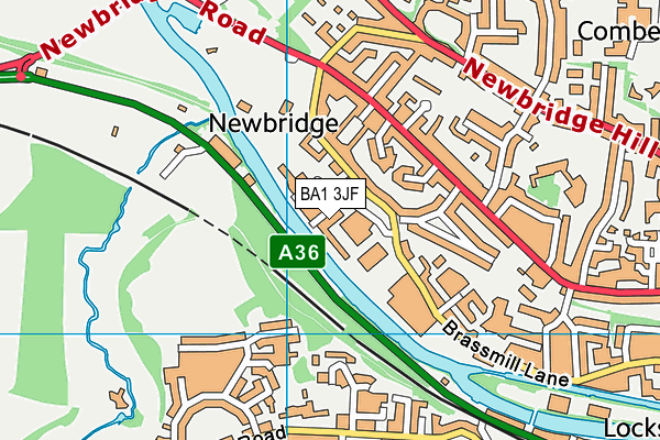 BA1 3JF map - OS VectorMap District (Ordnance Survey) BA1 3JF map - OS VectorMap District (Ordnance Survey)