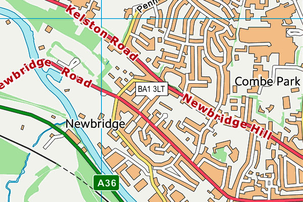 BA1 3LT map - OS VectorMap District (Ordnance Survey) BA1 3LT map - OS VectorMap District (Ordnance Survey)
