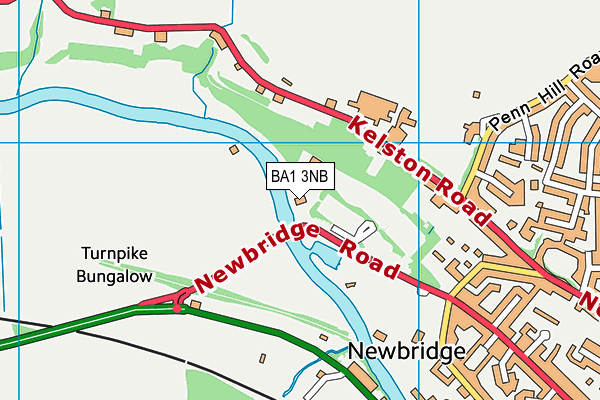 BA1 3NB map - OS VectorMap District (Ordnance Survey) BA1 3NB map - OS VectorMap District (Ordnance Survey)