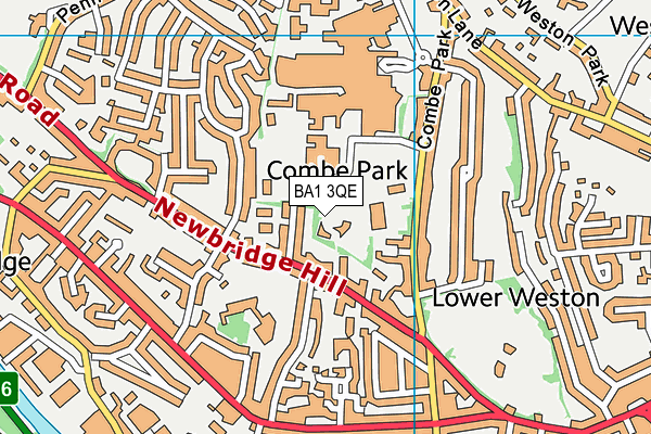 BA1 3QE map - OS VectorMap District (Ordnance Survey) BA1 3QE map - OS VectorMap District (Ordnance Survey)