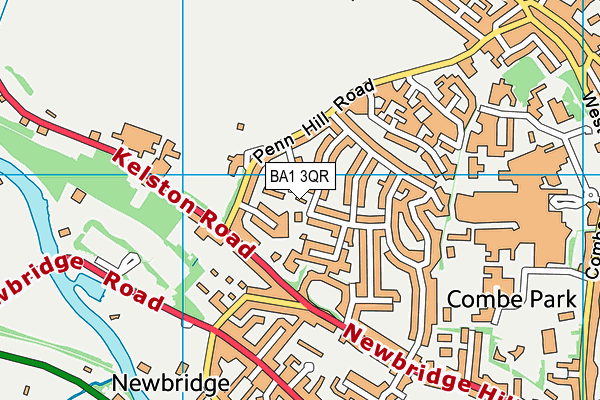 BA1 3QR map - OS VectorMap District (Ordnance Survey) BA1 3QR map - OS VectorMap District (Ordnance Survey)