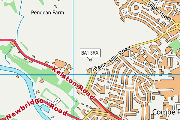 BA1 3RX map - OS VectorMap District (Ordnance Survey) BA1 3RX map - OS VectorMap District (Ordnance Survey)