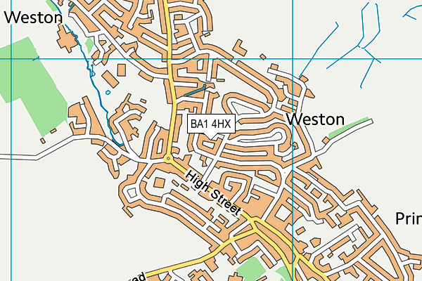 BA1 4HX map - OS VectorMap District (Ordnance Survey) BA1 4HX map - OS VectorMap District (Ordnance Survey)