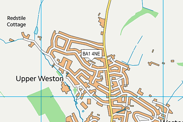 BA1 4NE map - OS VectorMap District (Ordnance Survey) BA1 4NE map - OS VectorMap District (Ordnance Survey)