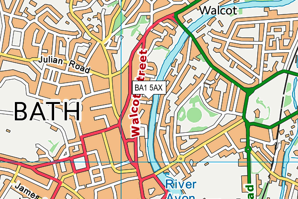BA1 5AX map - OS VectorMap District (Ordnance Survey) BA1 5AX map - OS VectorMap District (Ordnance Survey)