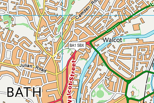 BA1 5BX map - OS VectorMap District (Ordnance Survey) BA1 5BX map - OS VectorMap District (Ordnance Survey)