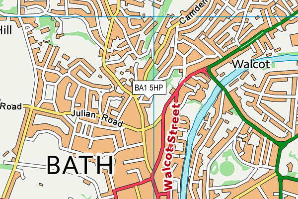 BA1 5HP map - OS VectorMap District (Ordnance Survey) BA1 5HP map - OS VectorMap District (Ordnance Survey)