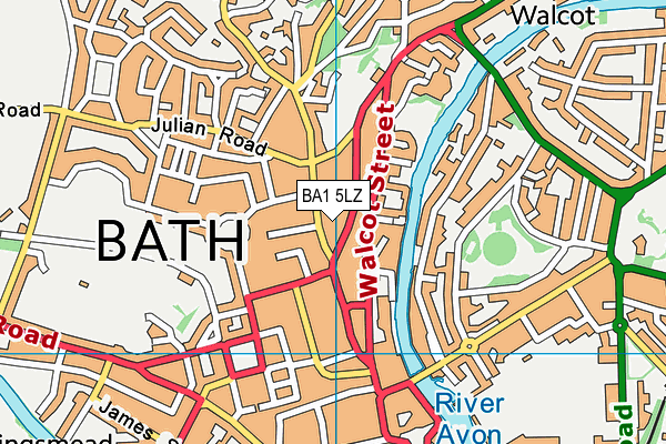 BA1 5LZ map - OS VectorMap District (Ordnance Survey) BA1 5LZ map - OS VectorMap District (Ordnance Survey)