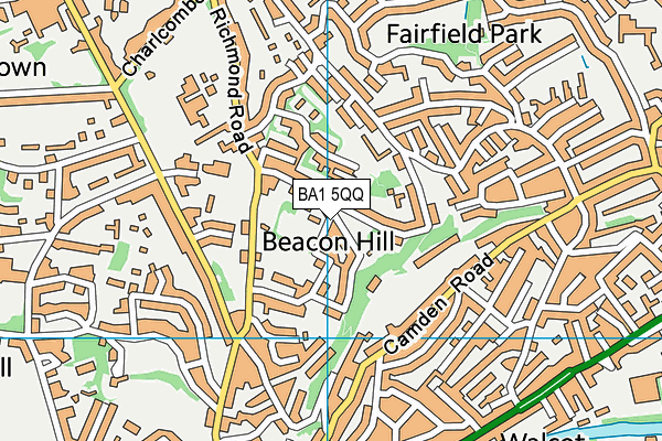 BA1 5QQ map - OS VectorMap District (Ordnance Survey) BA1 5QQ map - OS VectorMap District (Ordnance Survey)