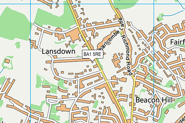 BA1 5RE map - OS VectorMap District (Ordnance Survey) BA1 5RE map - OS VectorMap District (Ordnance Survey)