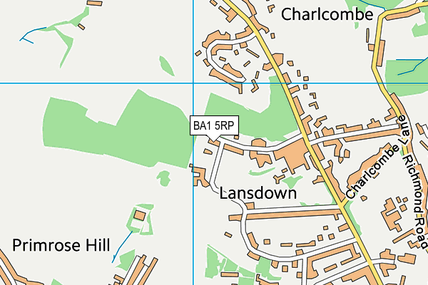 BA1 5RP map - OS VectorMap District (Ordnance Survey) BA1 5RP map - OS VectorMap District (Ordnance Survey)