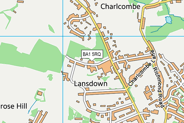 BA1 5RQ map - OS VectorMap District (Ordnance Survey) BA1 5RQ map - OS VectorMap District (Ordnance Survey)