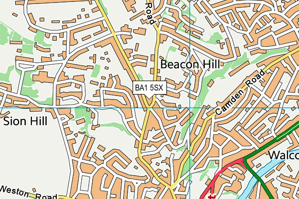 BA1 5SX map - OS VectorMap District (Ordnance Survey) BA1 5SX map - OS VectorMap District (Ordnance Survey)