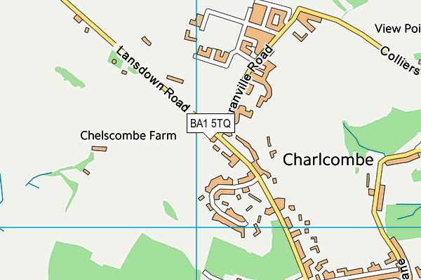 BA1 5TQ map - OS VectorMap District (Ordnance Survey)