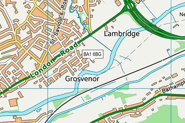 BA1 6BG map - OS VectorMap District (Ordnance Survey) BA1 6BG map - OS VectorMap District (Ordnance Survey)