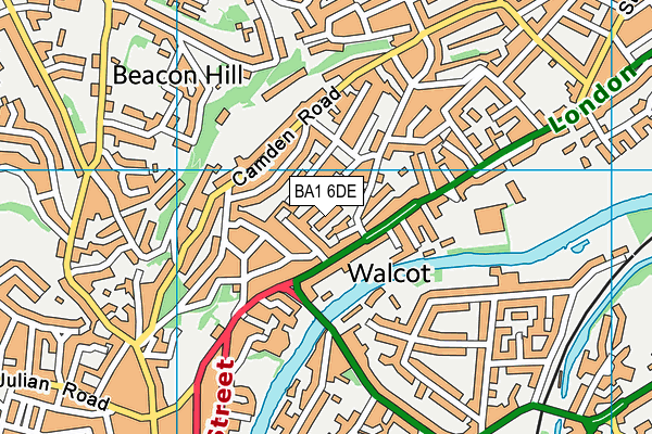 BA1 6DE map - OS VectorMap District (Ordnance Survey) BA1 6DE map - OS VectorMap District (Ordnance Survey)