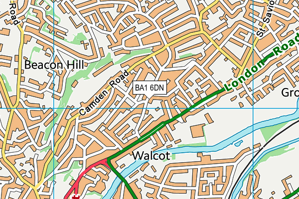 BA1 6DN map - OS VectorMap District (Ordnance Survey) BA1 6DN map - OS VectorMap District (Ordnance Survey)