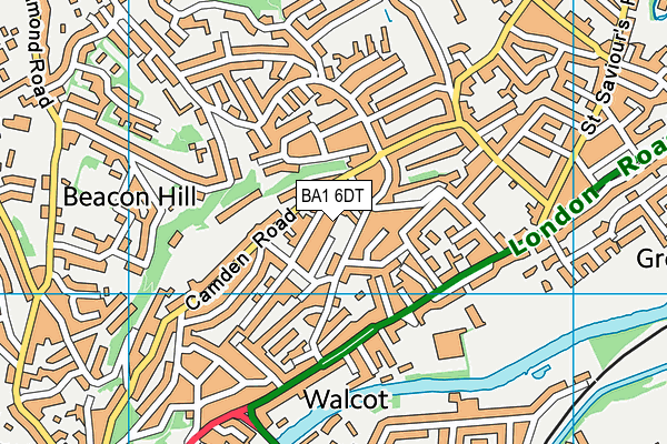 BA1 6DT map - OS VectorMap District (Ordnance Survey) BA1 6DT map - OS VectorMap District (Ordnance Survey)