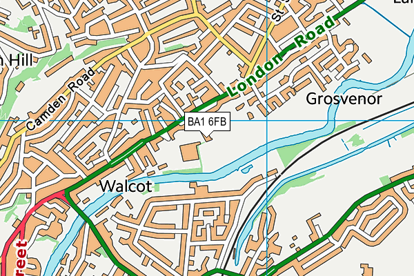 BA1 6FB map - OS VectorMap District (Ordnance Survey) BA1 6FB map - OS VectorMap District (Ordnance Survey)
