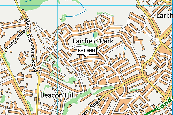 BA1 6HN map - OS VectorMap District (Ordnance Survey) BA1 6HN map - OS VectorMap District (Ordnance Survey)