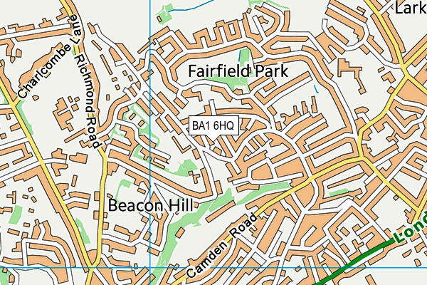 BA1 6HQ map - OS VectorMap District (Ordnance Survey) BA1 6HQ map - OS VectorMap District (Ordnance Survey)
