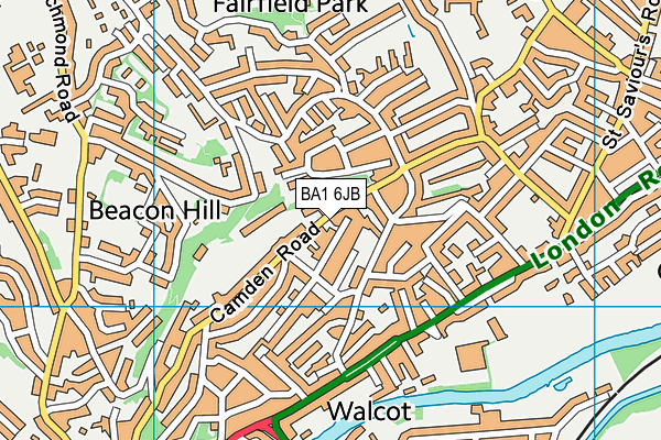 BA1 6JB map - OS VectorMap District (Ordnance Survey) BA1 6JB map - OS VectorMap District (Ordnance Survey)