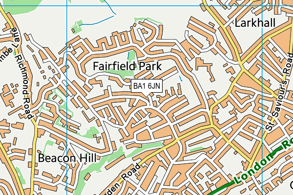 BA1 6JN map - OS VectorMap District (Ordnance Survey) BA1 6JN map - OS VectorMap District (Ordnance Survey)