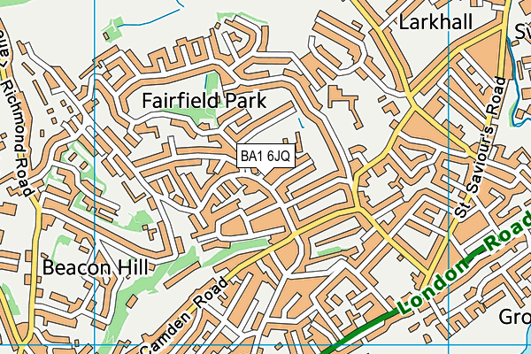 BA1 6JQ map - OS VectorMap District (Ordnance Survey) BA1 6JQ map - OS VectorMap District (Ordnance Survey)