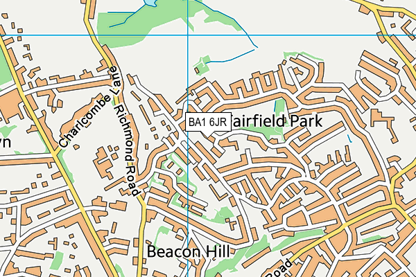 BA1 6JR map - OS VectorMap District (Ordnance Survey) BA1 6JR map - OS VectorMap District (Ordnance Survey)