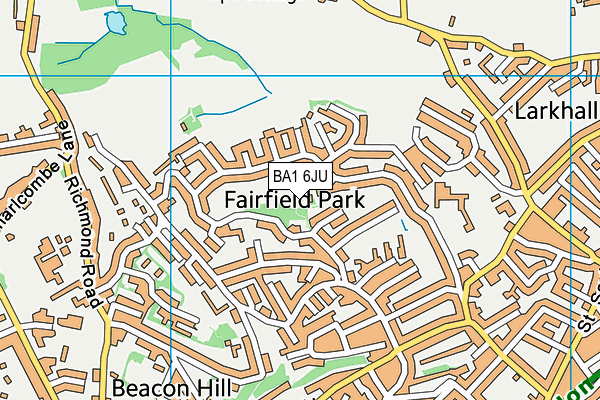 BA1 6JU map - OS VectorMap District (Ordnance Survey) BA1 6JU map - OS VectorMap District (Ordnance Survey)