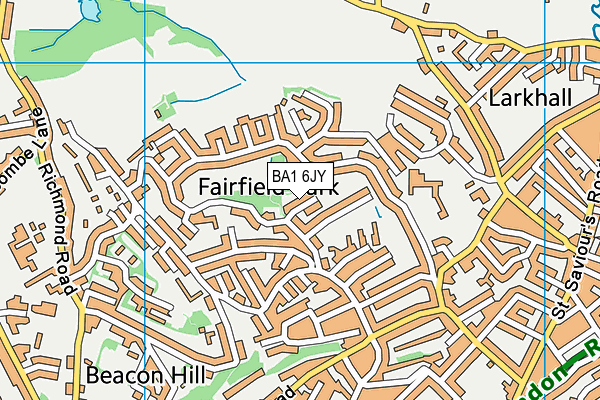 BA1 6JY map - OS VectorMap District (Ordnance Survey) BA1 6JY map - OS VectorMap District (Ordnance Survey)