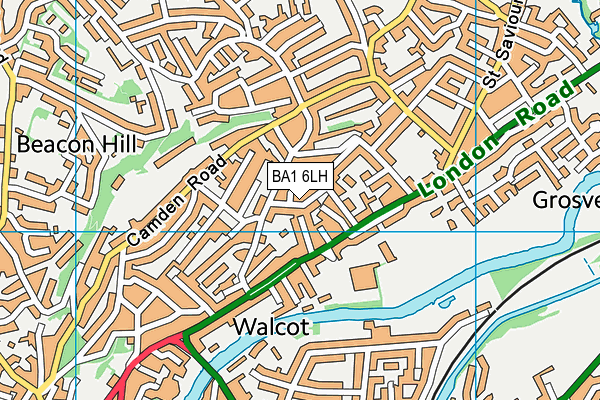 BA1 6LH map - OS VectorMap District (Ordnance Survey) BA1 6LH map - OS VectorMap District (Ordnance Survey)