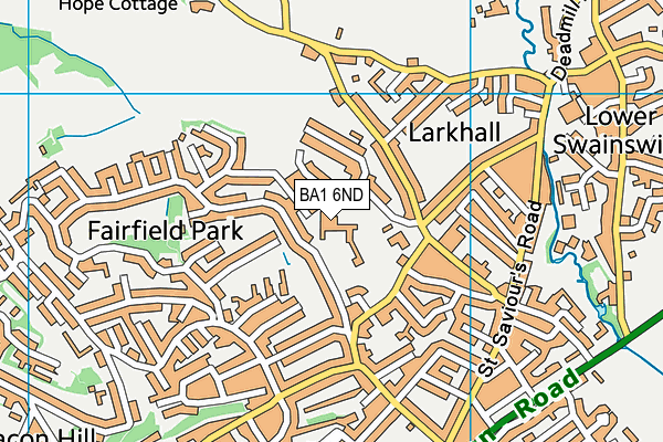 BA1 6ND map - OS VectorMap District (Ordnance Survey) BA1 6ND map - OS VectorMap District (Ordnance Survey)