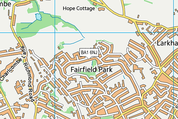 BA1 6NJ map - OS VectorMap District (Ordnance Survey) BA1 6NJ map - OS VectorMap District (Ordnance Survey)