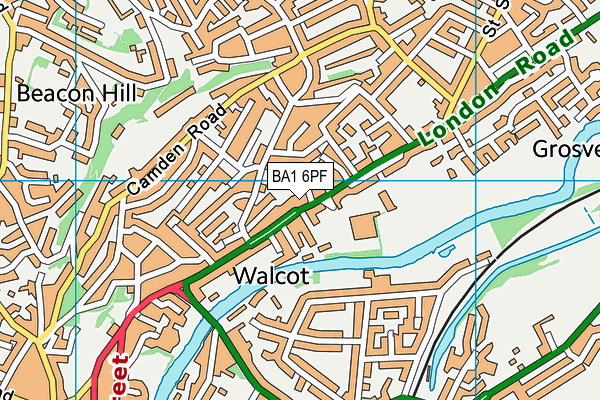 BA1 6PF map - OS VectorMap District (Ordnance Survey) BA1 6PF map - OS VectorMap District (Ordnance Survey)