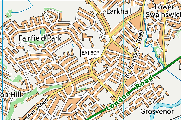 BA1 6QP map - OS VectorMap District (Ordnance Survey) BA1 6QP map - OS VectorMap District (Ordnance Survey)