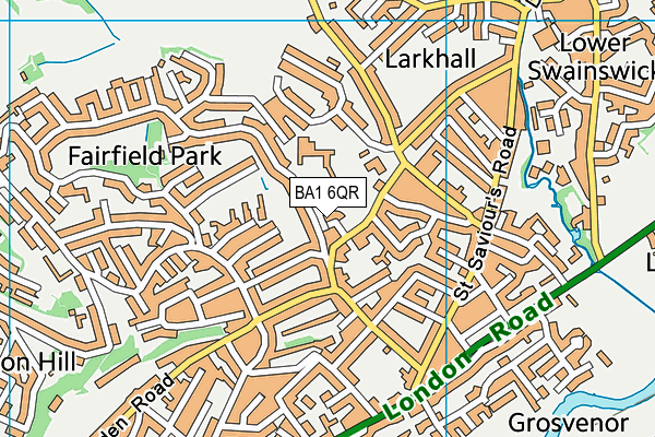 BA1 6QR map - OS VectorMap District (Ordnance Survey) BA1 6QR map - OS VectorMap District (Ordnance Survey)