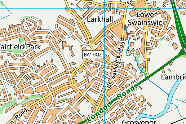BA1 6QZ map - OS VectorMap District (Ordnance Survey) BA1 6QZ map - OS VectorMap District (Ordnance Survey)