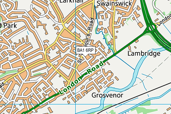 BA1 6RP map - OS VectorMap District (Ordnance Survey) BA1 6RP map - OS VectorMap District (Ordnance Survey)