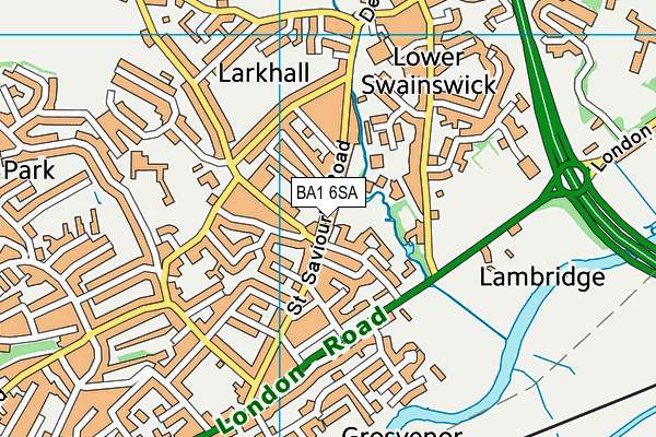 BA1 6SA map - OS VectorMap District (Ordnance Survey) BA1 6SA map - OS VectorMap District (Ordnance Survey)