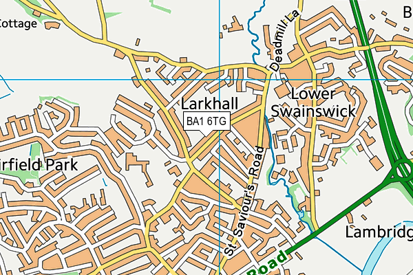 BA1 6TG map - OS VectorMap District (Ordnance Survey) BA1 6TG map - OS VectorMap District (Ordnance Survey)