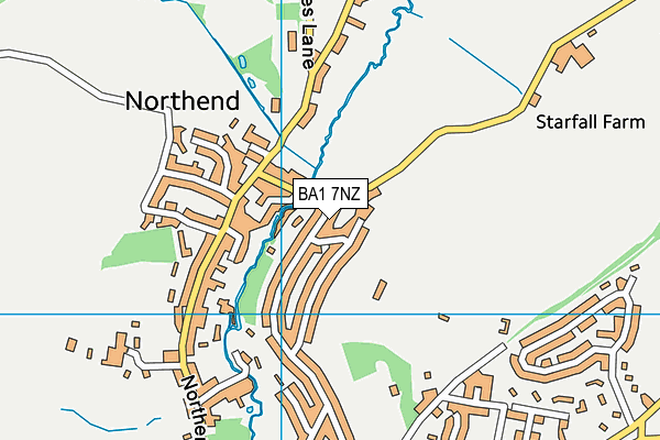 BA1 7NZ map - OS VectorMap District (Ordnance Survey) BA1 7NZ map - OS VectorMap District (Ordnance Survey)