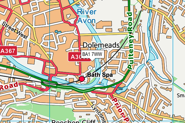 BA1 7WW map - OS VectorMap District (Ordnance Survey) BA1 7WW map - OS VectorMap District (Ordnance Survey)