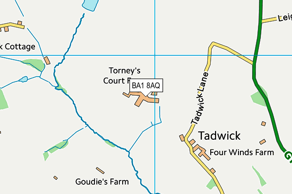 BA1 8AQ map - OS VectorMap District (Ordnance Survey) BA1 8AQ map - OS VectorMap District (Ordnance Survey)