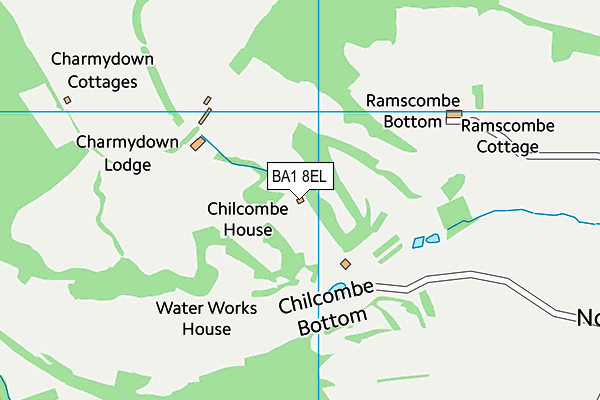 BA1 8EL map - OS VectorMap District (Ordnance Survey) BA1 8EL map - OS VectorMap District (Ordnance Survey)