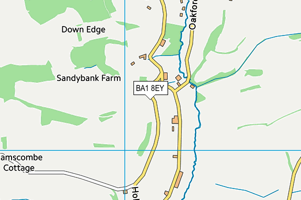 BA1 8EY map - OS VectorMap District (Ordnance Survey) BA1 8EY map - OS VectorMap District (Ordnance Survey)
