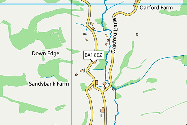 BA1 8EZ map - OS VectorMap District (Ordnance Survey) BA1 8EZ map - OS VectorMap District (Ordnance Survey)