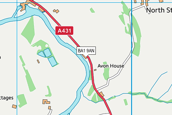 BA1 9AN map - OS VectorMap District (Ordnance Survey) BA1 9AN map - OS VectorMap District (Ordnance Survey)
